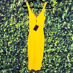 Brand New Yellow Bodycon dress 👗
